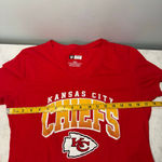 Team Apparel NFL Kansas City Chiefs Red Yellow Short Sleeve Tee M Size M Photo 4