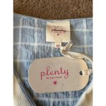 Plenty By Tracy Reese NWT Embroidered Plaid Blouse blue & white size 2X Photo 10