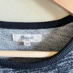 Madewell Black Marled Shadowtree Pullover Knit Top Womens Size XS 3/4 Sleeve Photo 2