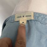 Cloth & Stone  Chambray Denim Womens Top Size M Coastal Cowgirl Boho Minimalist Photo 9