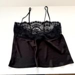 ETAM Black Lace Camisole Top 'attitude' pajama lounge XL Lingerie Sleep Photo 2