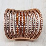 SWAROVSKI crystal* 18K GP cocktail rings size approx 7.5, NWOT Photo 7