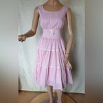 KITTEN D'AMOUR Gingham Swing Dress in Pink Size 14 AU / Size 10 US Photo 2