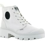 Palladium Pallabase Twill in White, US Womens Size 11 / Euro Size 43 New in Box Photo 3