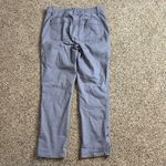Democracy  Absolution Cargo Utility Pants Size 8 Roll Cuff Blue Shadow Stretch Photo 2