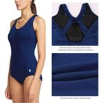 Baleaf  Racerback Athletic Training Blue Swimsuit UPF 50+ Size Large NWT #2170 Photo 1