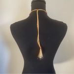 New! Pakistani Indian Bollywood beaded Necklace Choker Earrings Tikka Set Maroon Red Photo 5