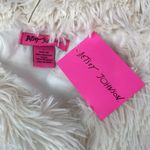 Betsey Johnson Cream Ivory Sleeveless Fur Vest NEW S Photo 3