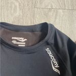 Saucony Black and Blue Short Sleeve Performance Tee Photo 1