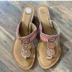 Anthropologie Z&L leather boho/indie beaded sandals Photo 2