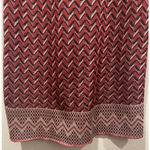 ZARA  Zig Zag Knit Mini Red Black Dress Photo 4