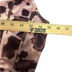 Pink and brown animal print corset tank top size medium Photo 3