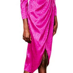 Saylor  Britta Dress in Magenta Leopard Cheetah Print Size XS Photo 0