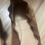 Tory Burch  Caroline Tan Browm Suede Flats Size 7 Photo 3