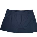 Lands' End  Blue Swim Skorts/Skirt  with Smooth Fabric and‎ Clean Hem Size 14 Photo 1
