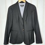 J.Crew  Parke Blazer Wool Flannel Black Size 6 Photo 9