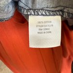 Mi Ami Blue and Black Floral Casual Chambray Jacket Photo 6