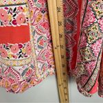 Roz & Ali Roz &‎ Ali Midi Skirt Women L Multicolor Abstract Paisley Pull-On Patchwork Boho Photo 6