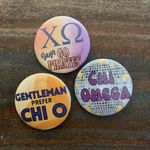East Carolina Chi Omega Game Day Pins Purple Photo 0