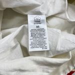 Farm Rio NWOT  White Stripe Short Puff Sleeve Linen Mini Dress Size XS Photo 10