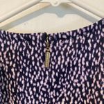 Michael Kors women's size XS dark lavender animal print super stretch tank dress Photo 3