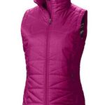 Columbia | Raspberry Pink Vest "Mighty Lite II" Omni Heat Warm Puffer | Large Photo 0