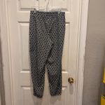 Xhilaration ‎ Women's Large Black White Diamond Print Elastic Waist Jogger Pants Photo 3