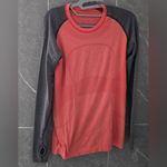 Lululemon  Run: Swiftly Tech Long Sleeve Love Red / Deep Coal 8 Photo 9