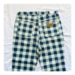 Wrangler ★ NWT - Picnic Blue Plaid Crop Jeans ★ Photo 12