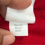 Aeropostale NWT  A87 Pique Polo Shirt Red medium Slim Photo 7