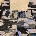 Terez  Thick Band Black/White Camouflage Leggings Photo 2