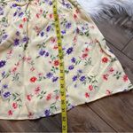 Billabong  Kismet Floral Flutter Sleeve Crepe Minidress In Yellow. Size XSmall. Photo 7