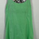 Lululemon ‎ Free To Be Wild Green Striped Racerback Tank Top Built-In Bra Size 4 Photo 0