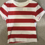 Kirious  Red and White stripped Shirt Photo 0