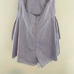 C/MEO COLLECTIVE Conquer Shirting Romper Blue Small Photo 9