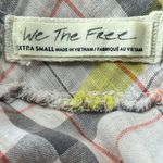 We The Free  People Seeking Starlight Plaid Shirt Oversized XS Photo 4