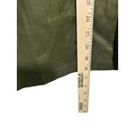 7 For All Mankind Italian Fabric Olive Green Wide Leg Linen Blend Pants Size 2 Photo 7