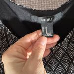 Forever 21  Black Patterned Maxi Spaghetti Strap Dress Size Medium Boho Photo 5