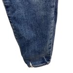 Paige “hoxton crop” torn back hem Midrise medium wash distressed jeans Sz 29 #71 Photo 5