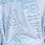 Victoria's Secret Pink The Cozy Soft Short Sherpa Robe Green Aqua M/L Soft Girl Photo 4