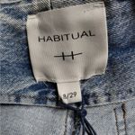 Habitual  Womens Wide Leg Jeans Size 8 Light Wash High Rise Denim Elevated Boho Photo 4