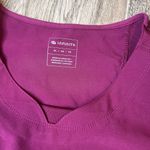infinity  Women's Sz XL Scrub Wine Top Nursing Pharmacy Medical Workwear NWT #31 Photo 5