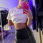 SheIn Leather Zip Skirt Photo 1