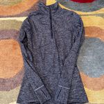 Lululemon Kanto Catch Me 1/2 Zip Heather Black White Pullover Long Sleeve Top 4 Photo 0