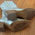 Silver Cowboy Boots Size 6 Photo 6