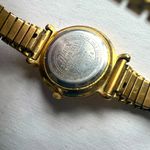 Timex Ladies Watch Vintage Gold-Tone Stainless Steel Stretch Band and Dial Photo 3