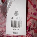 Crown & Ivy  pink shells tired shirt dress Large NWT Photo 7