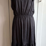 SOYACONCEPT Women's Black Ruffle Midi Dress Size M Casual Size M Photo 0