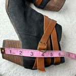 DV by Dolce Vita Black Brown Suede Ankle Boots Strappy Buckle Size 7.5 Photo 7