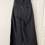 Anthropologie Pilcro Strapless Polished Wide-Leg Denim Jumpsuit, Size 4 Photo 11